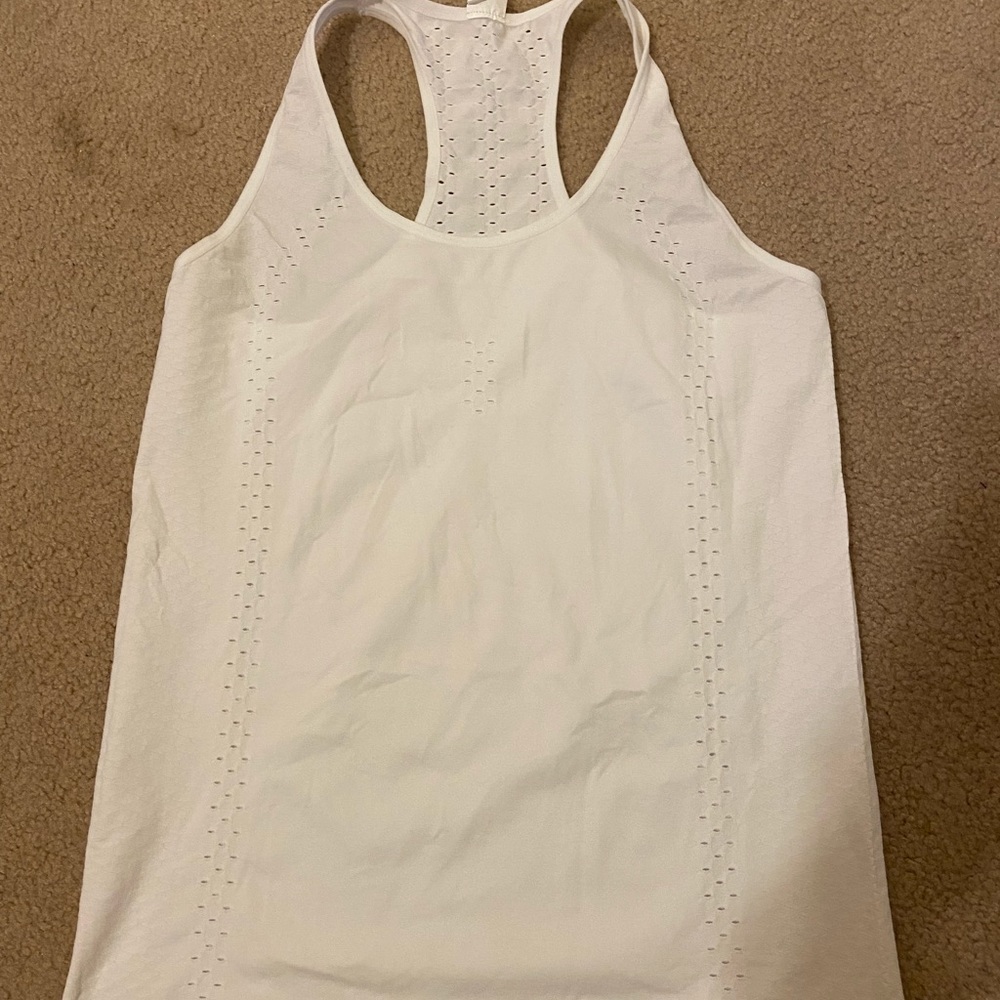 ZYIA White Seamless Tank NWOT